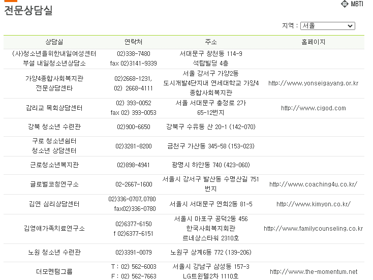 mbti-검사-가능-상담실