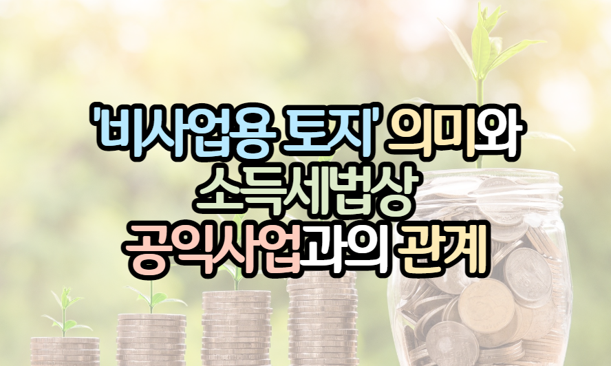 표제_비사업용 토지