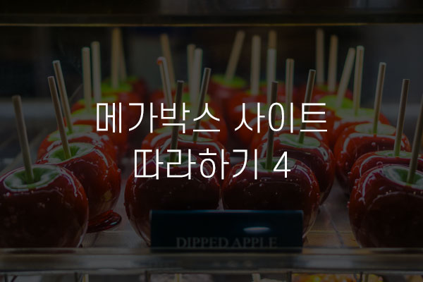  메가박스 사이트 따라하기 4 모바일 헤더
