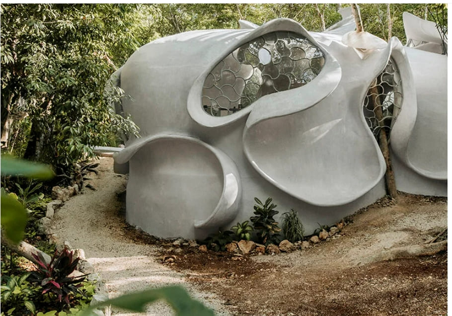 멕시코 정글에 자리 잡은 건축 연구소 VIDEO: AZULIK&#39;s roth architecture nestles its tech & innovation lab within the mexican jungle