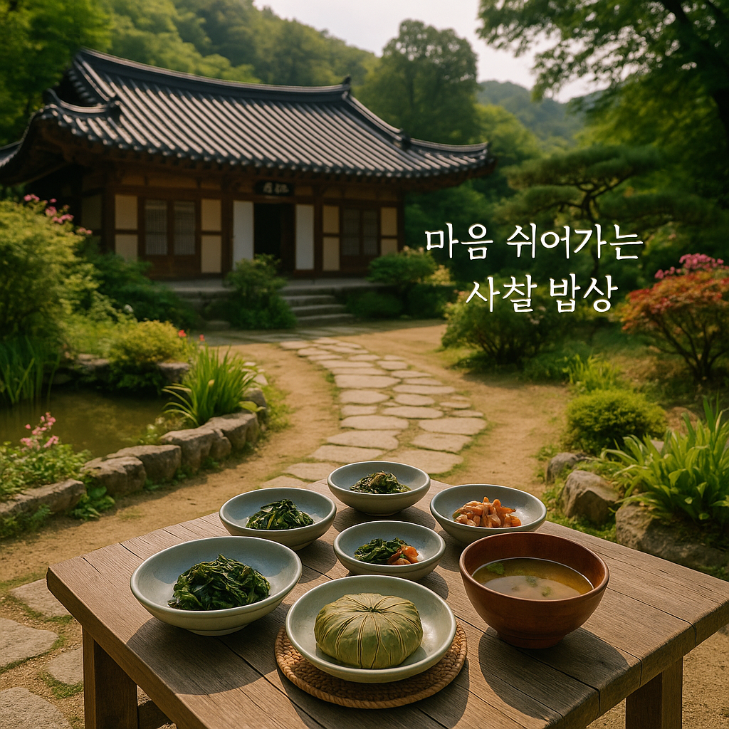마음 쉬어가는 사찰 밥상