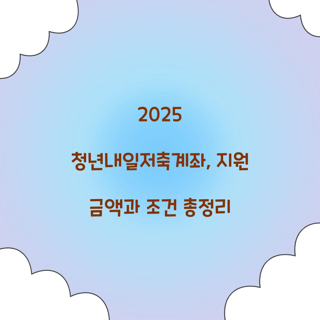 2025 청년내일저축계좌