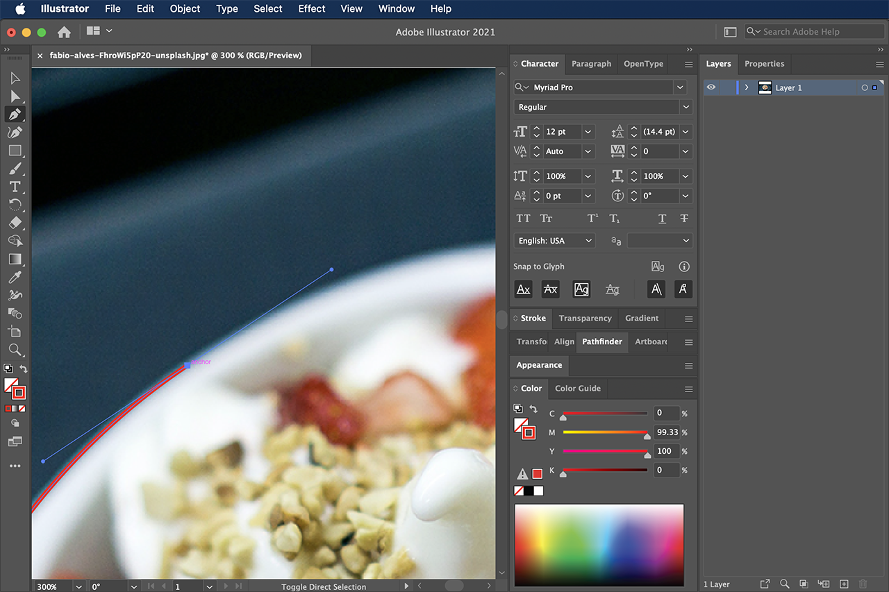 일러스트에서 이미지 누끼 따기