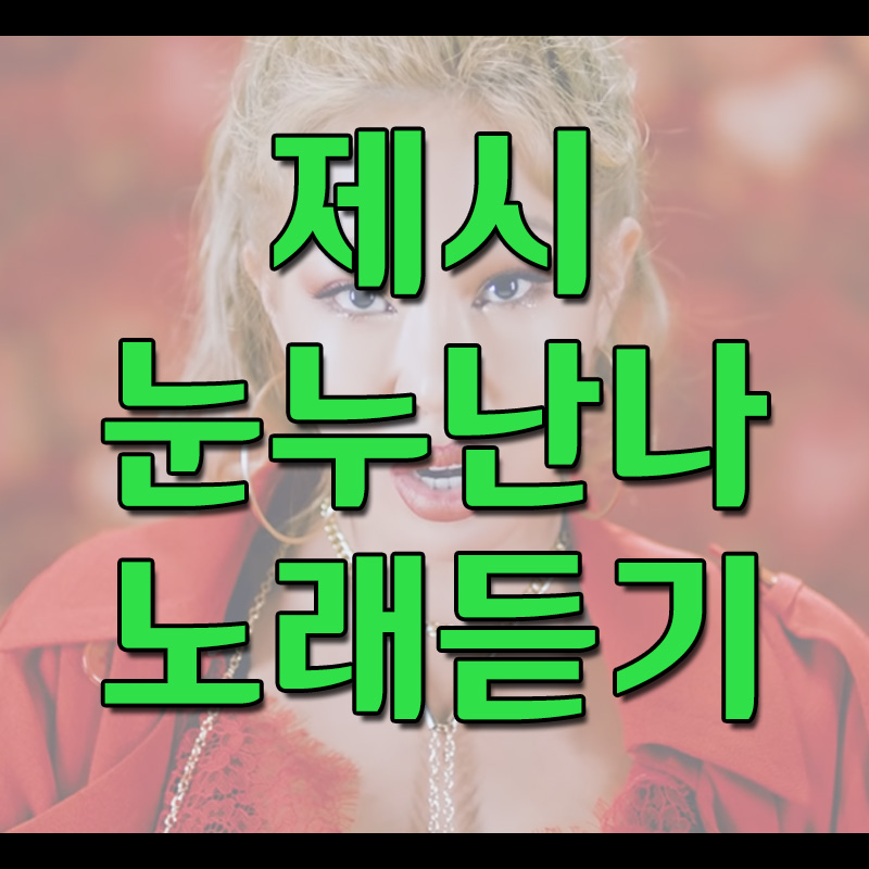  제시 - 눈누난나 노래듣기 / 가사 / 뮤비