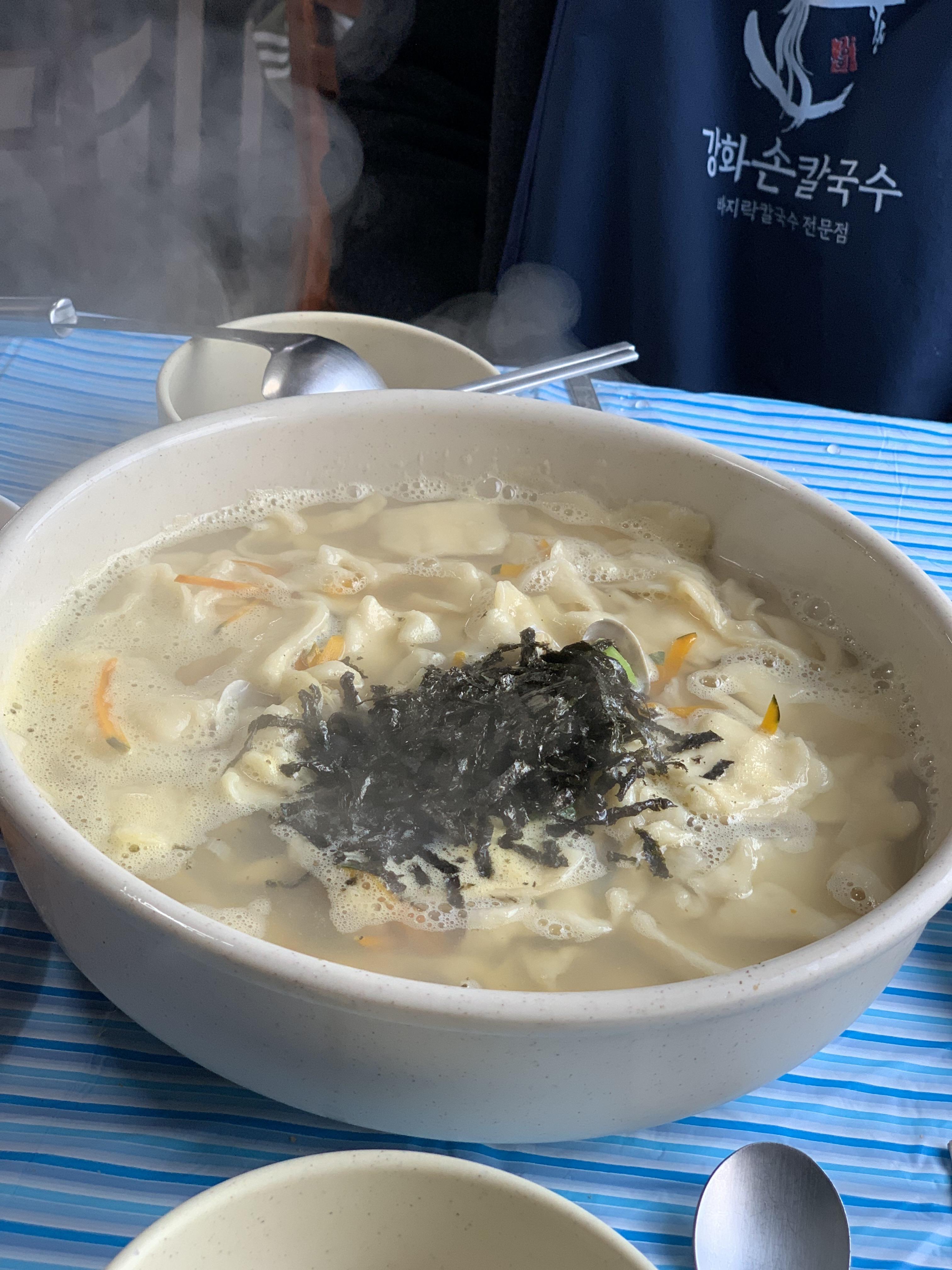  바지락 효능 및 인천 강화도 바지락 칼제비 맛집 후기