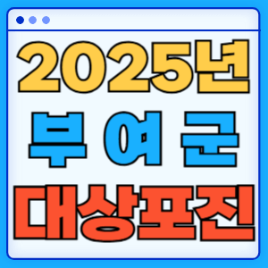 2025 충청남도 부여군 대상포진 백신 무료 예방접종 비용지원 신청방법 대상자 준비서류