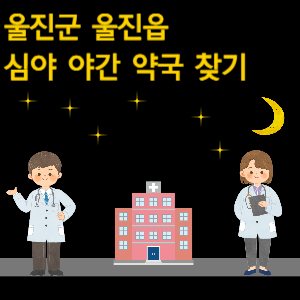 울진군 울진읍 심야 야간 약국 찾기