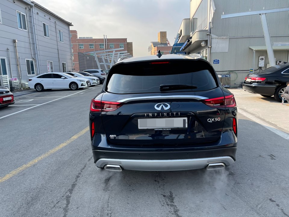 자동차 라디에이터 그릴 자동차 범퍼 교체 인피니티 QX50