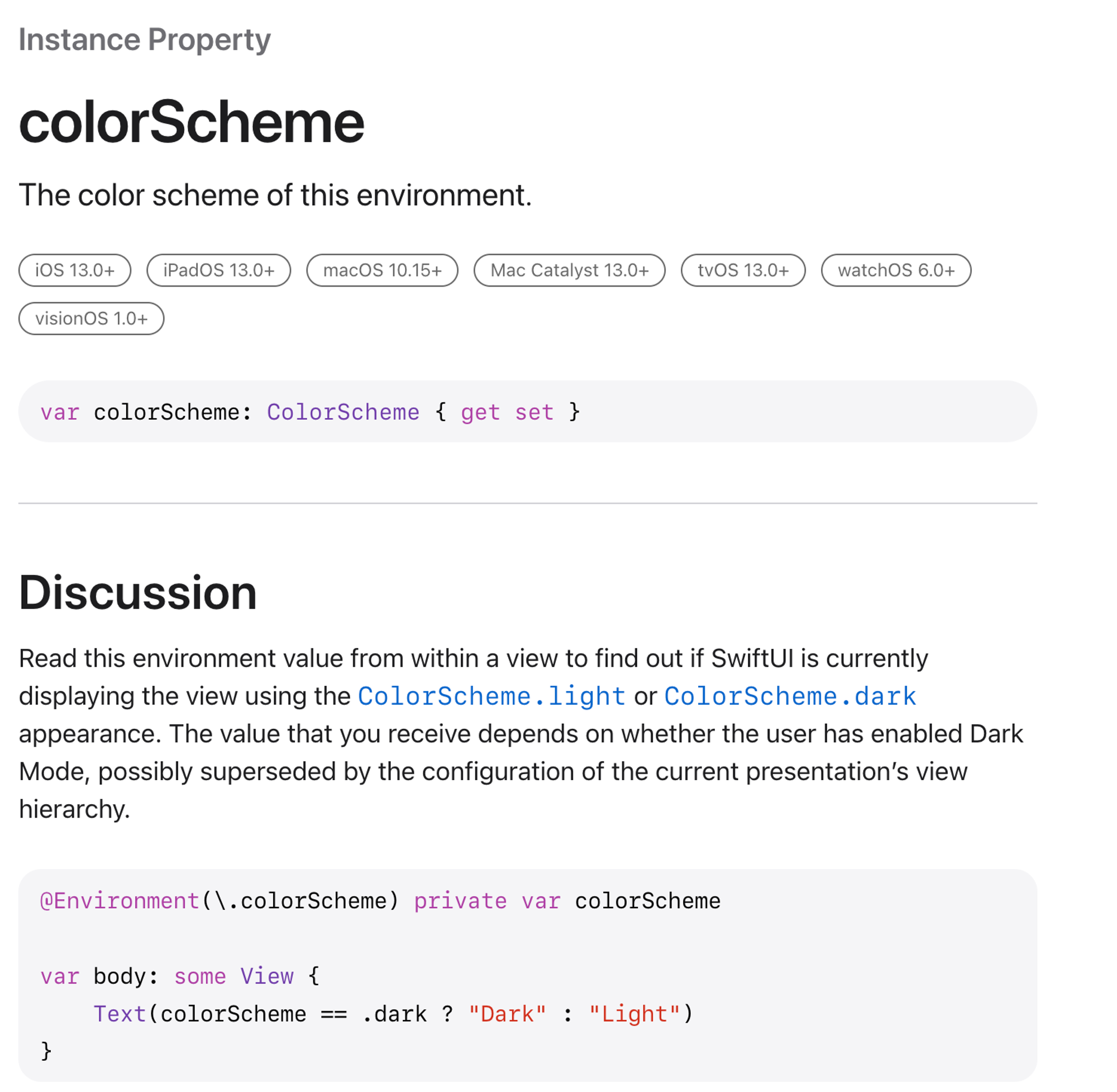 [SwiftUI] 다크모드 대응 ColorScheme