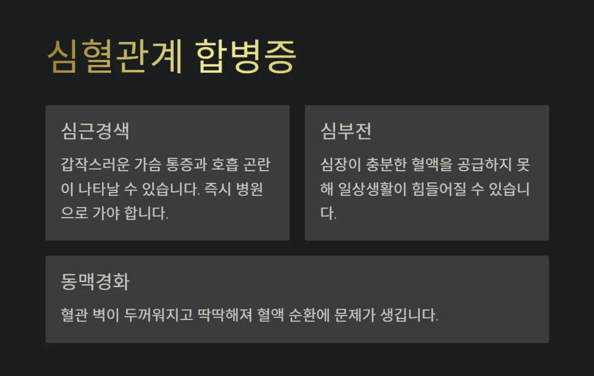 고혈압합병증