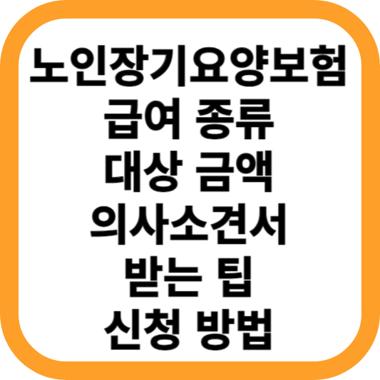노인장기요양보헙-급여종류-대상-금액-신청방법
