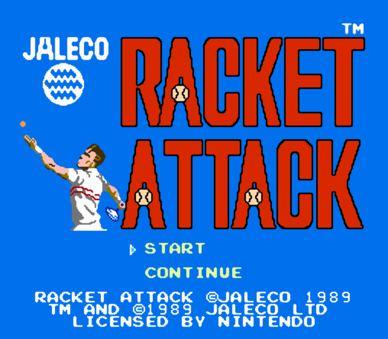  NES ROMS - Racket Attack (EUROPE / 유럽판 롬파일 다운로드)