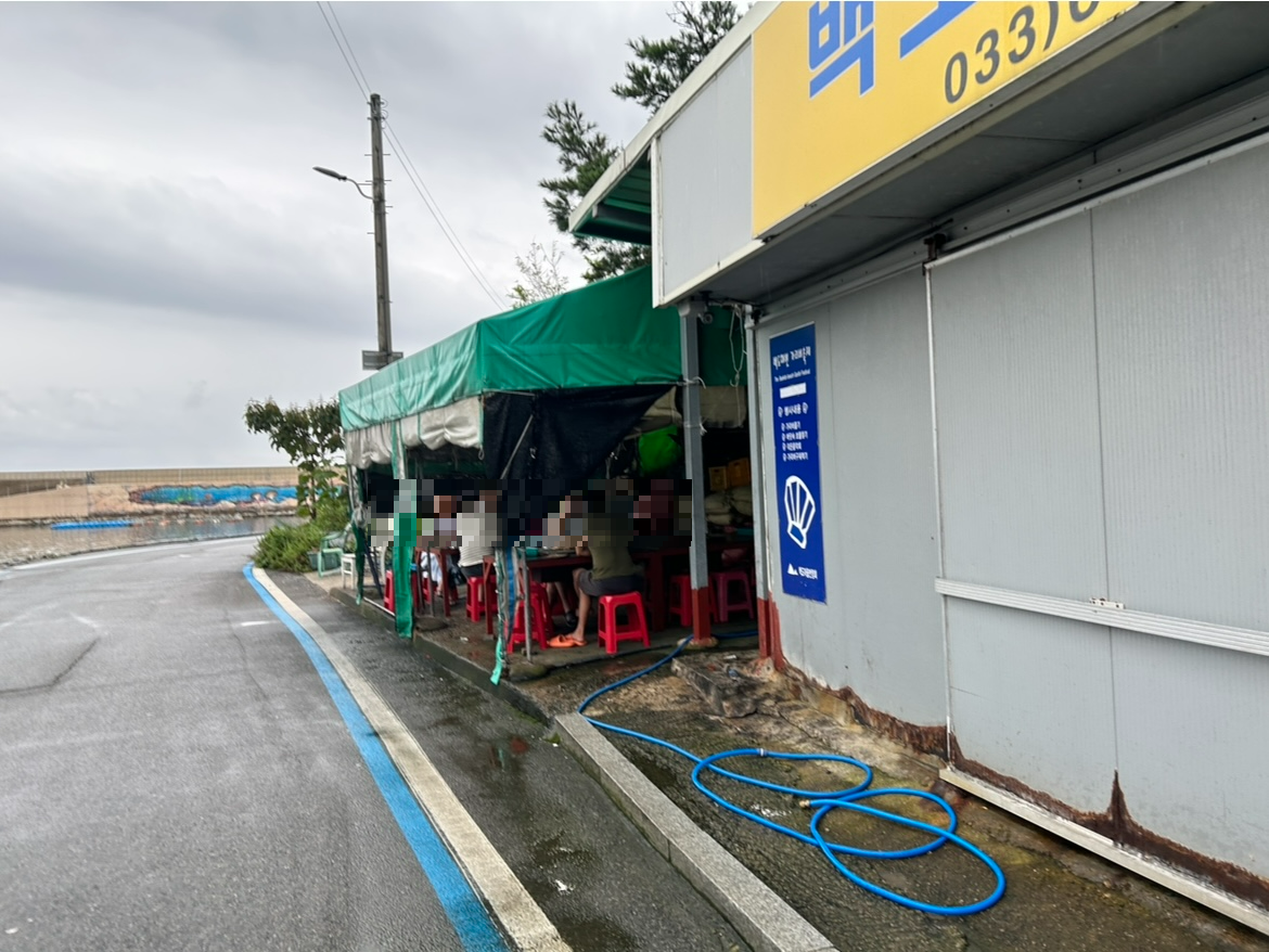 고성 백도수산 가리비구이