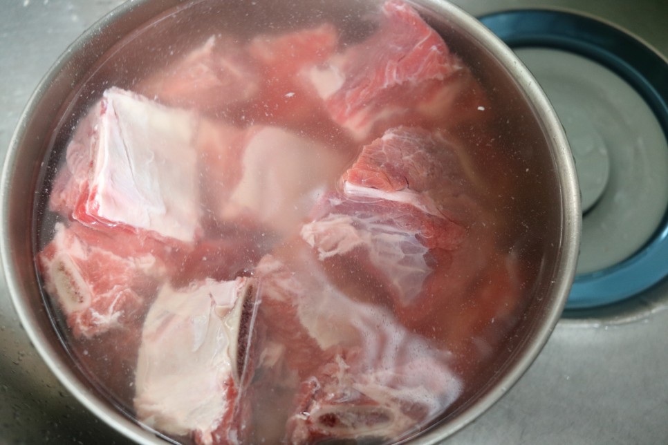 만능 고기소스만 있으면 OK 압력솥 갈비찜~ 백종원 소갈비찜 이렇게 간단한 요리였어~!! 10