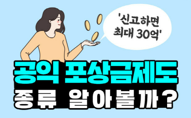 신고포상금/일상생활속/종류 금액 총정리 추천