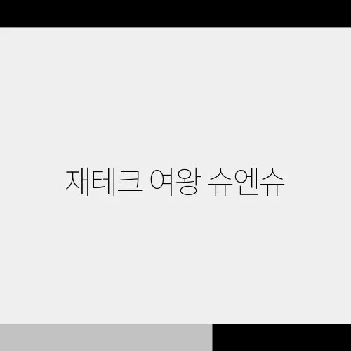 재테크 여왕 슈엔슈, 그녀의 투자 성공 비결