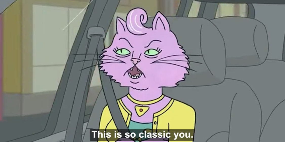 This is so classic you.