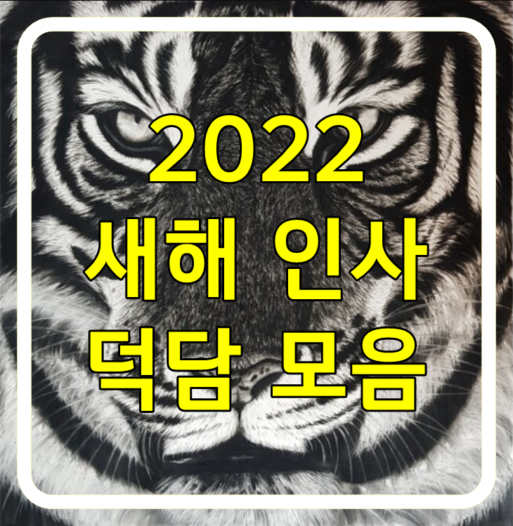  2022 새해 인사 BEST 총 정리