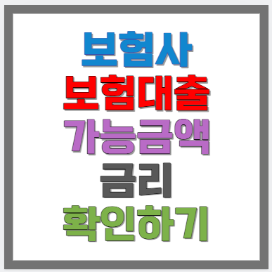 보험대출-금리-가능금액-상환방법