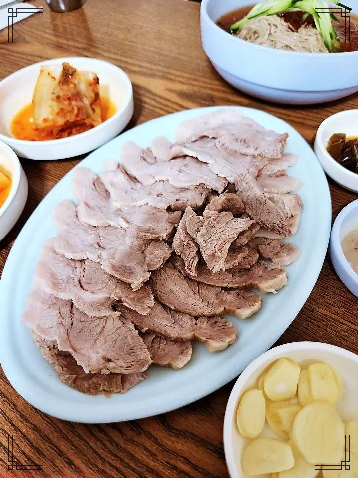 생활의달인 냉국수 막국수 편육 수육 달인 부여 맛집