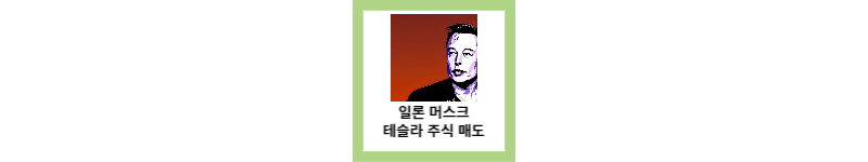 일론 머스크 테슬라 주식 매도