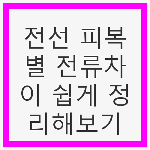 전선 피복의 종류