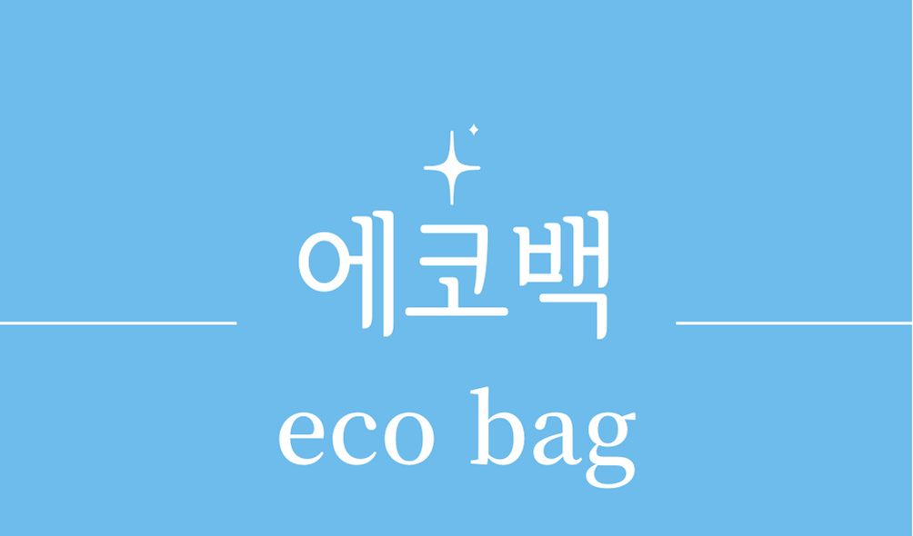 '에코백(eco bag)'