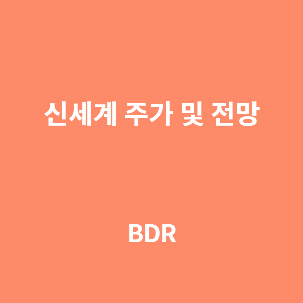  신세계 주가 및 전망