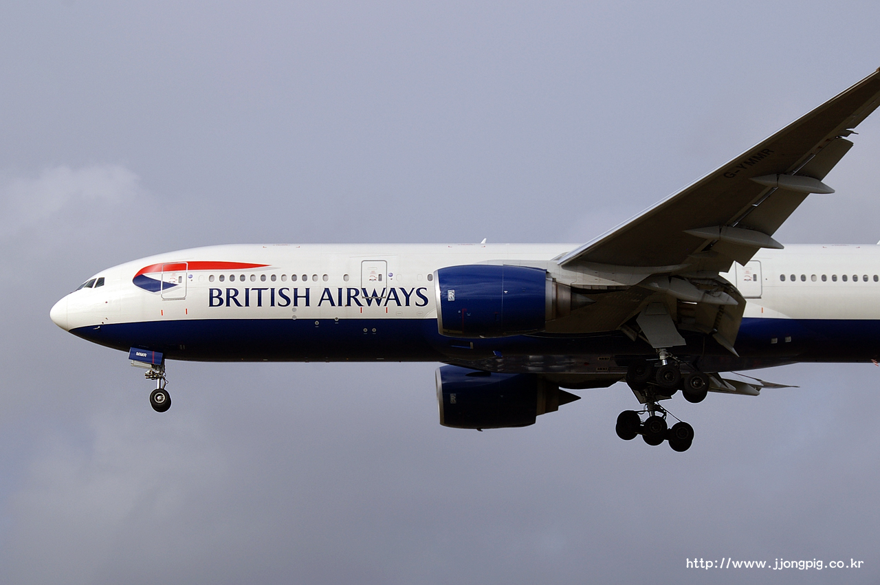 영국 항공 British Airways BA BAW G-YMMR Boeing 777-200ER B772 런던 - 히드로 London - Heathrow 런던 England London LHR EGLL
