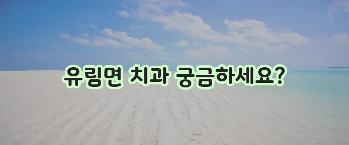 함양군 유림면 충치 치료와 스케일링 잘하는 치과 TOP3는 바로 여기입니다!