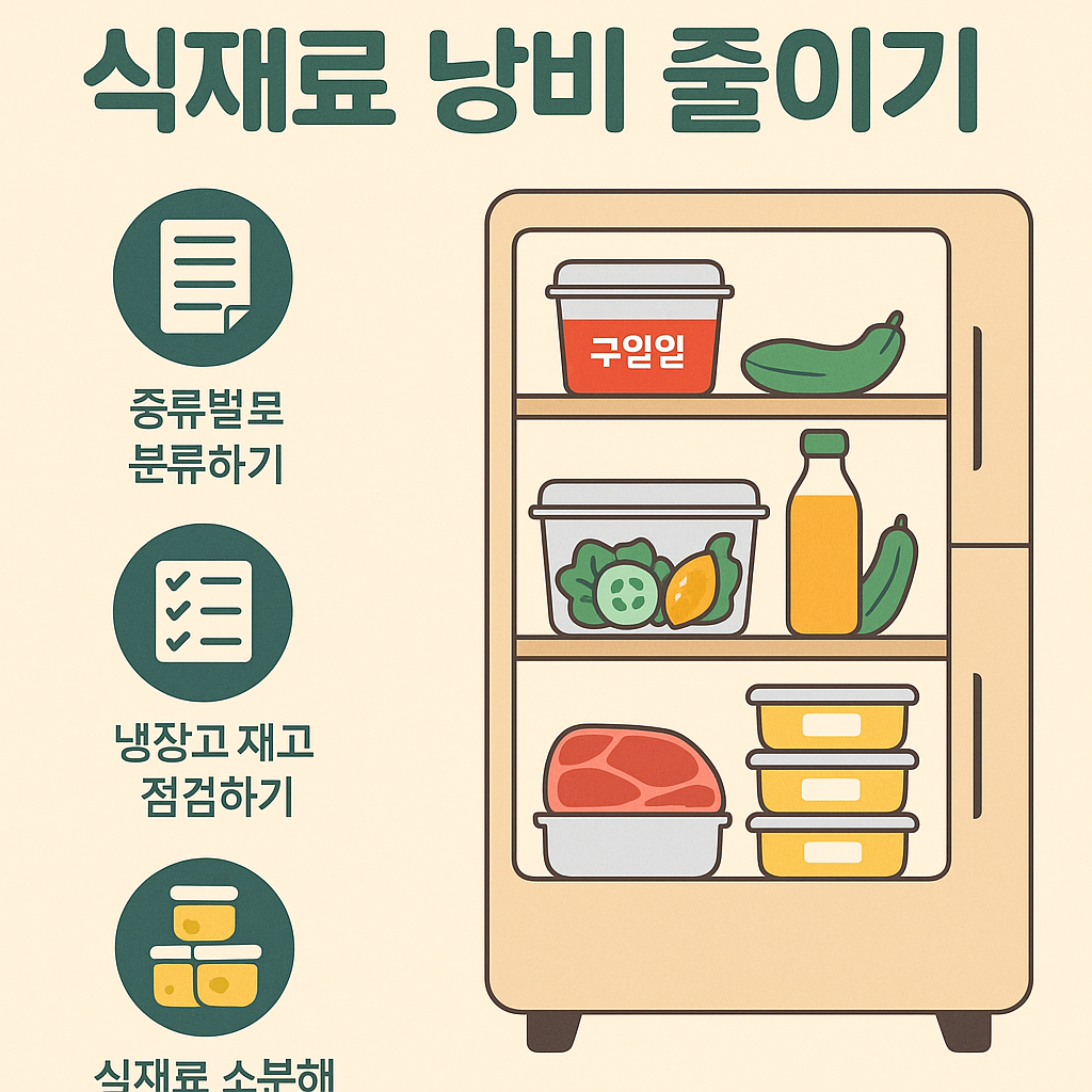 실용적인 냉장고 정리 팁