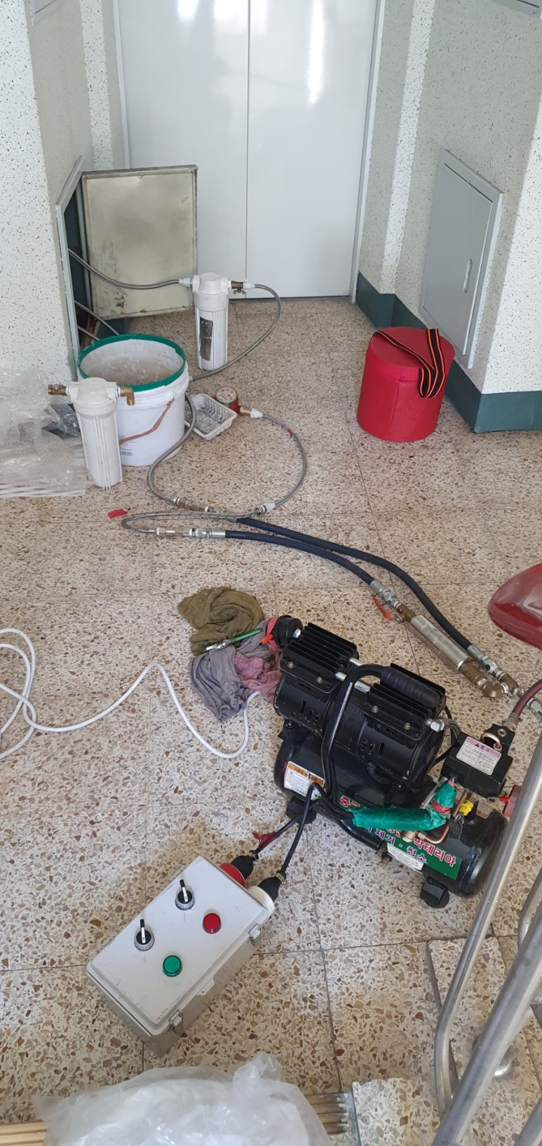 상수도 제거 계량기필터 설치 2