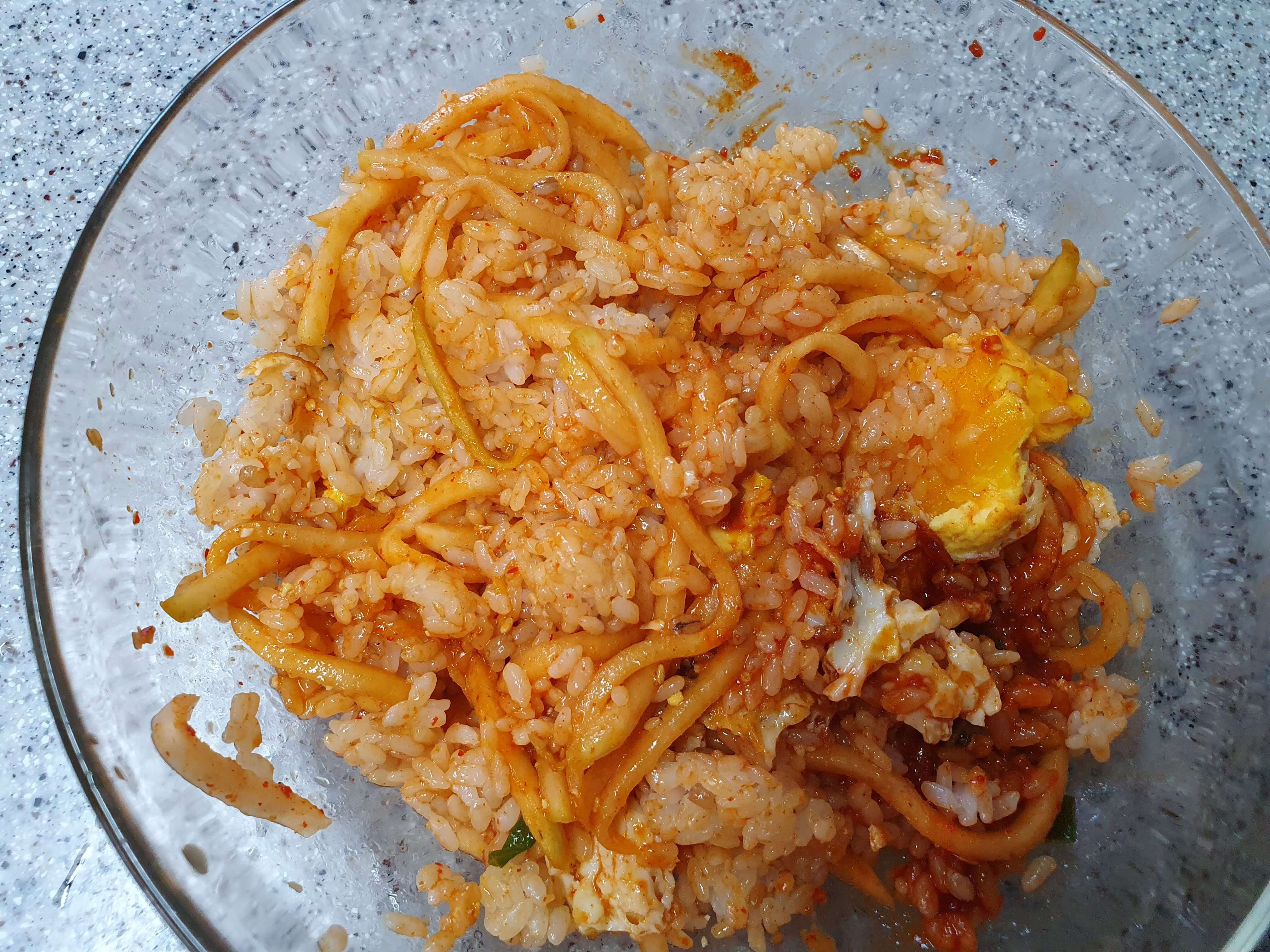 무 생채 비빔밥 맛있게 만드는 방법4
