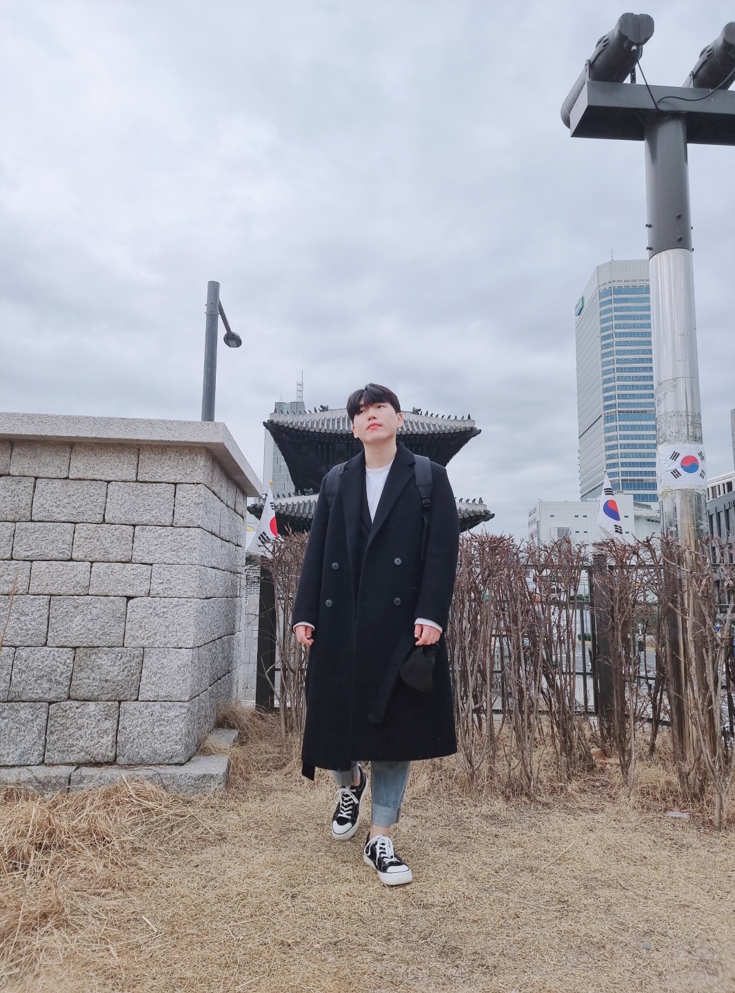  겨울코디 - 블레이저 청바지 코디