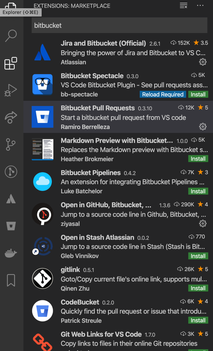  VScode에 Bitbucket  & Jira 연동하기