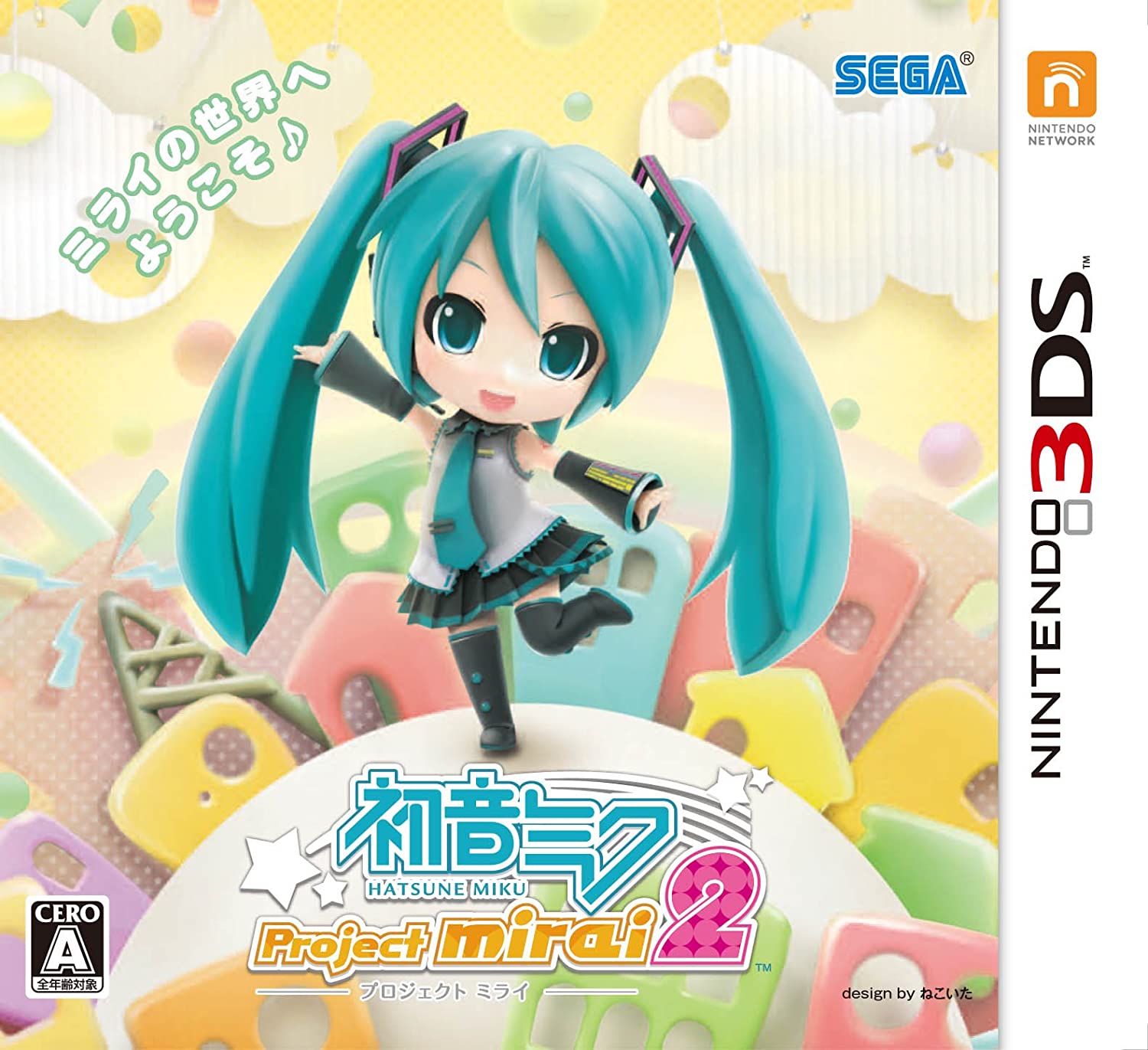  하츠네 미쿠 프로젝트 미라이 2 - 初音ミク プロジェクト ミライ2 (3DS Decrypted Roms 다운로드)