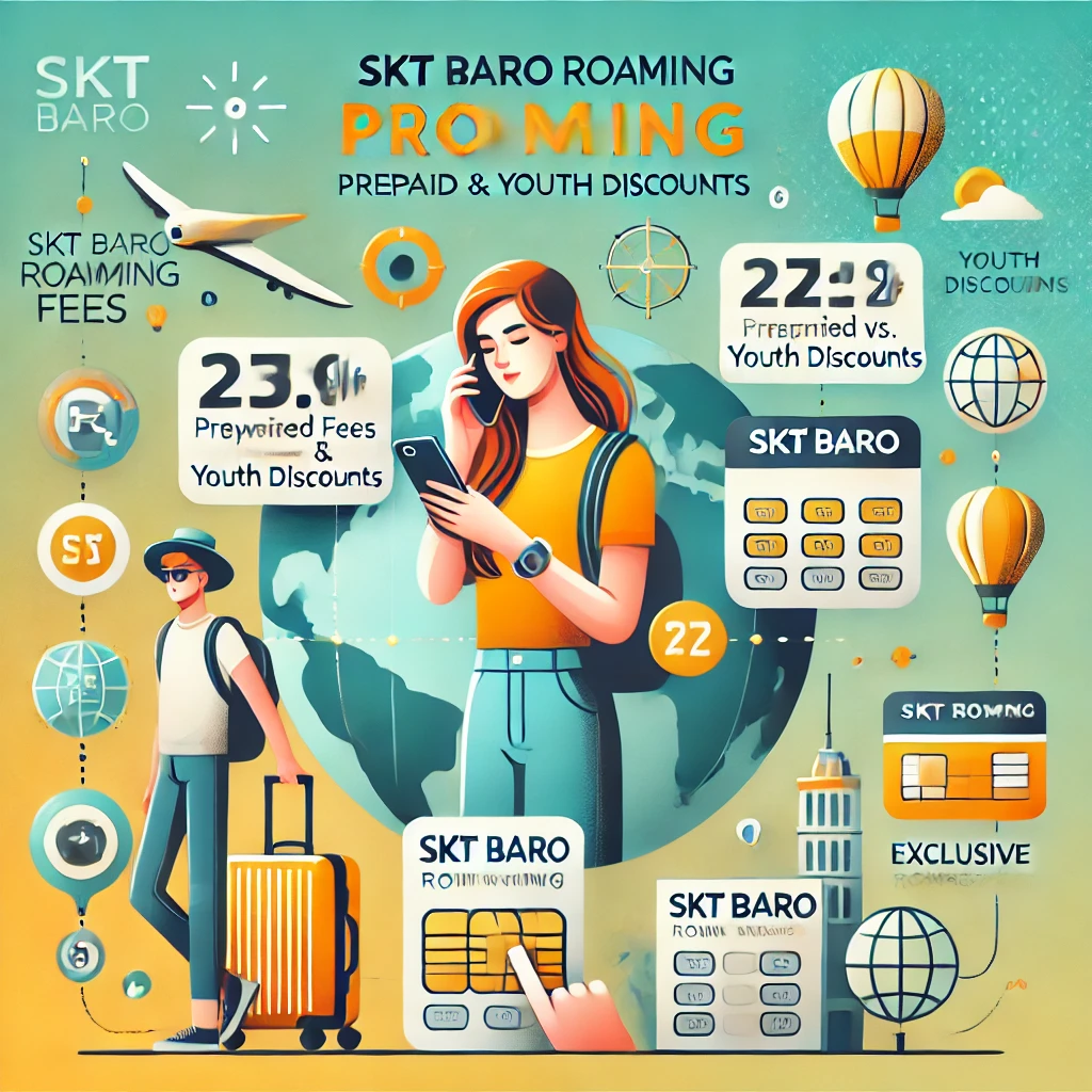 SKT Baro 로밍 청년 할인&amp;#44; SKT Baro 로밍 가족 결합 2