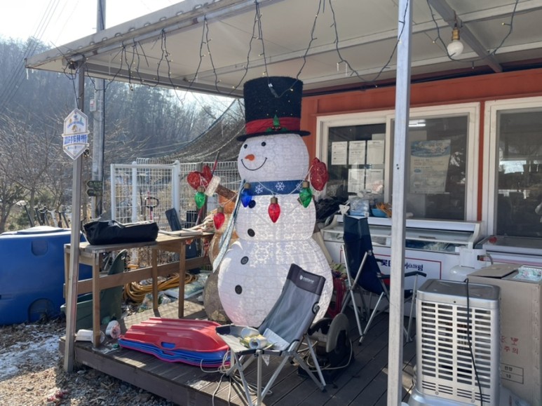 10도 혹한기 동계 캠핑, 사이트 정보 포천 캠핑플래닛 B30번, 난로 대여, 영하 29