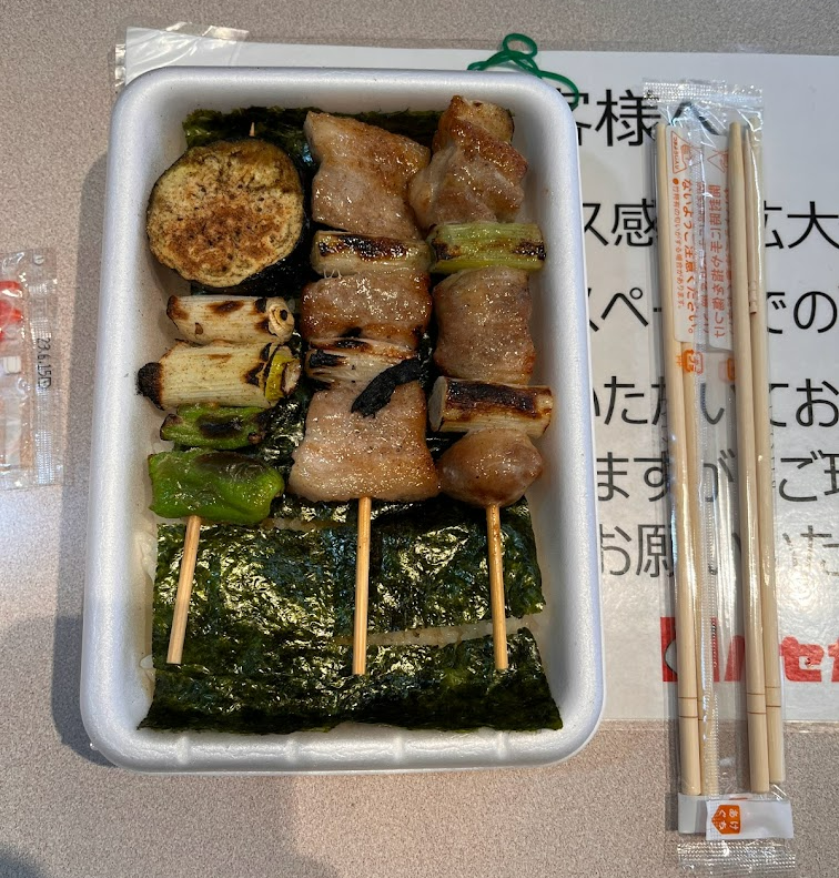 하세가와 스토어 기본 꼬치 도시락