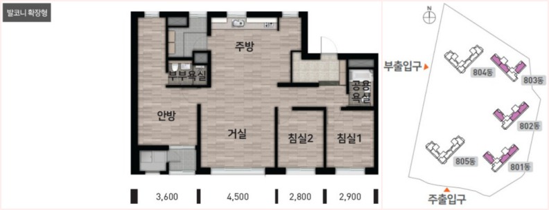 84a형-평면도