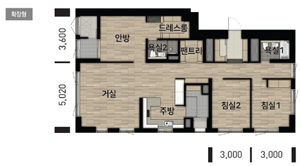 세종 무순위 린 스트라우스 84C 평면도