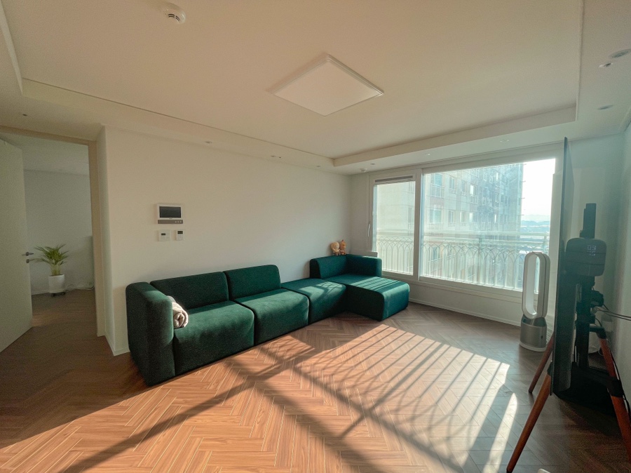 모듈소파 set3(딥그린색) 내돈내산 후기 [신혼집인테리어] 비아인키노 쇼룸방문/ 브레드 5