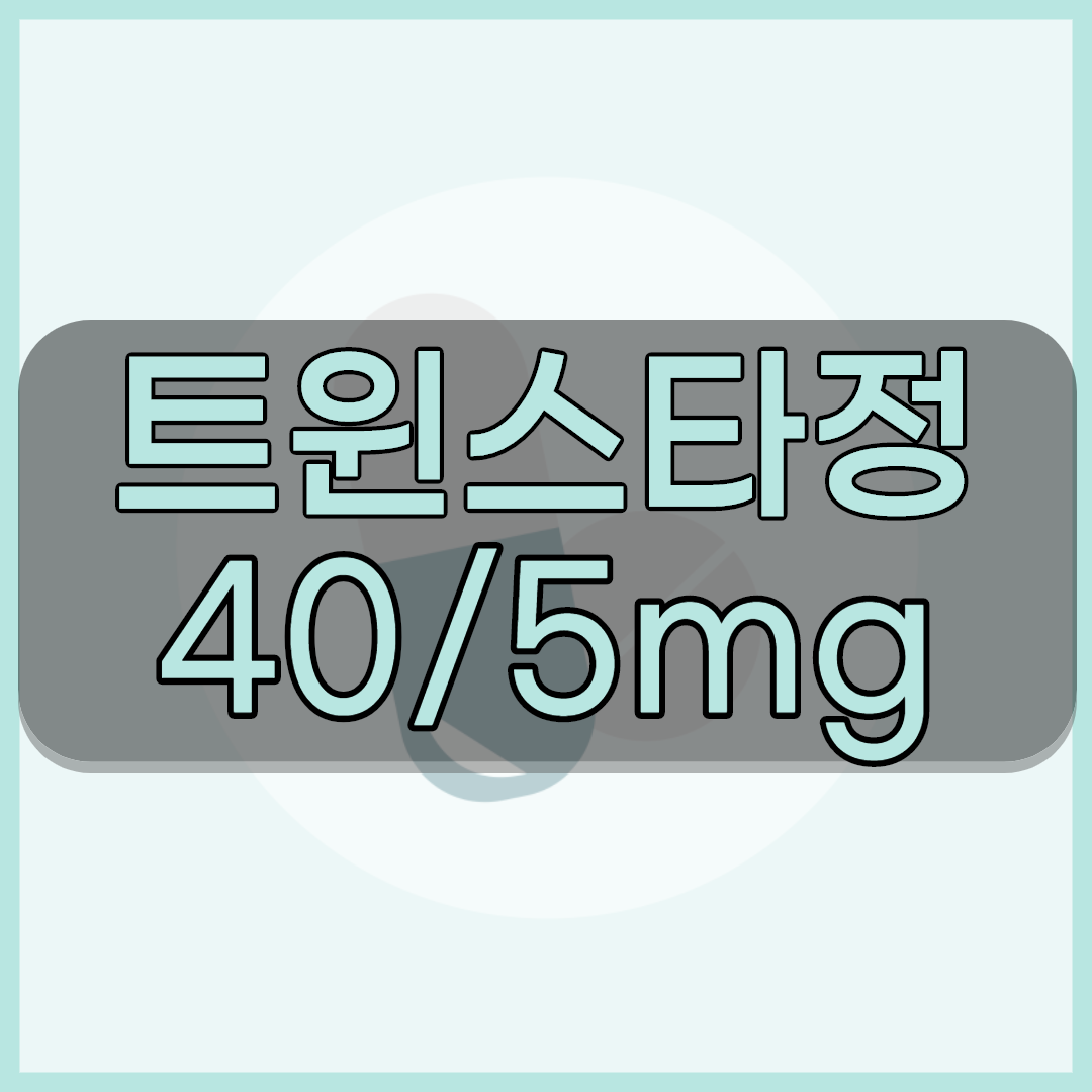 트윈스타정 40/5mg