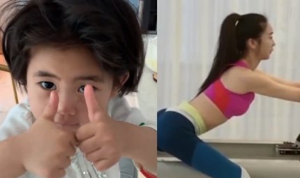  함소원 진화 딸 혜정 엄지척 근황