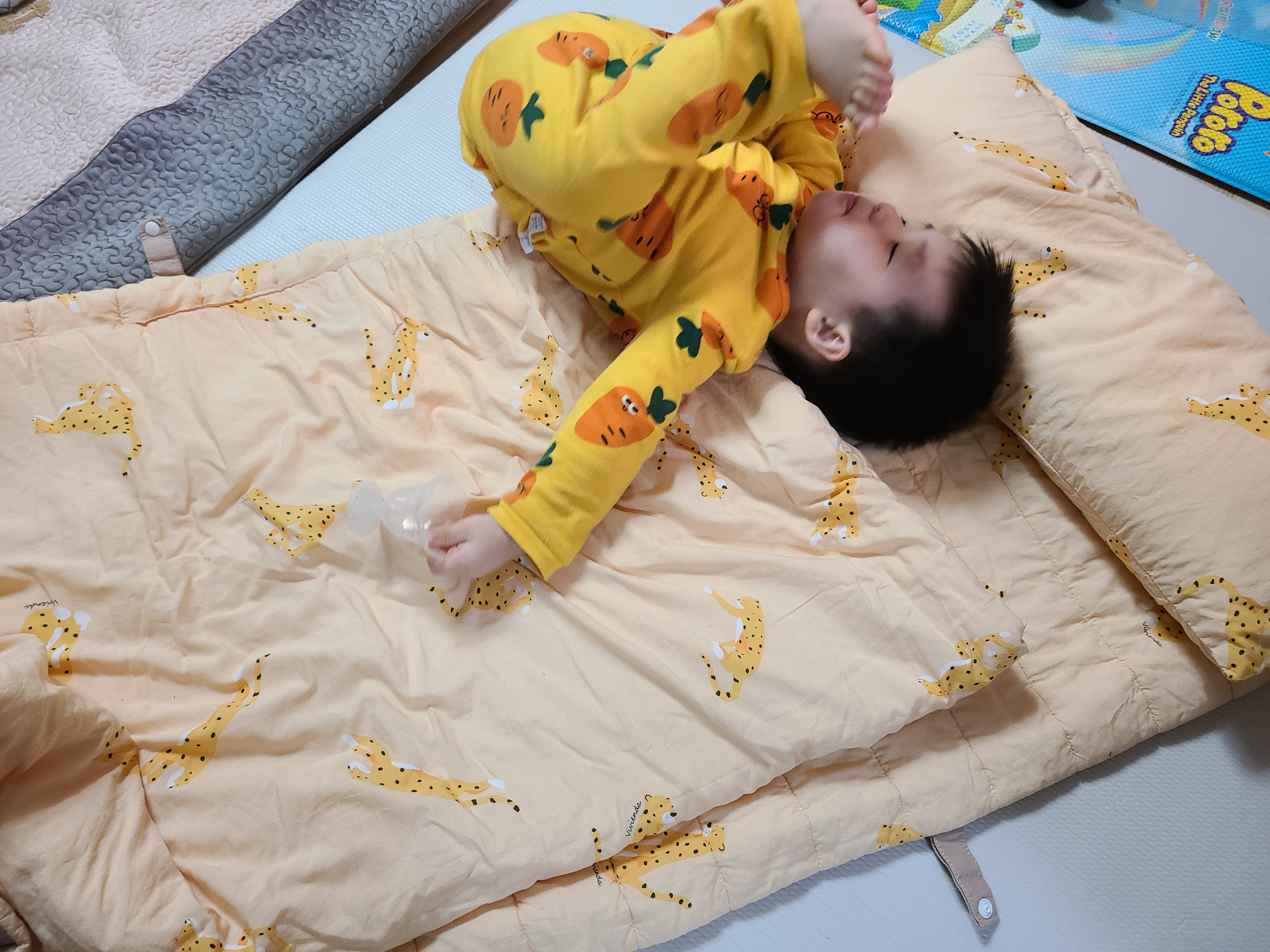  두돌아기 어린이집 입학 등원 준비물과 낮잠이불 추천