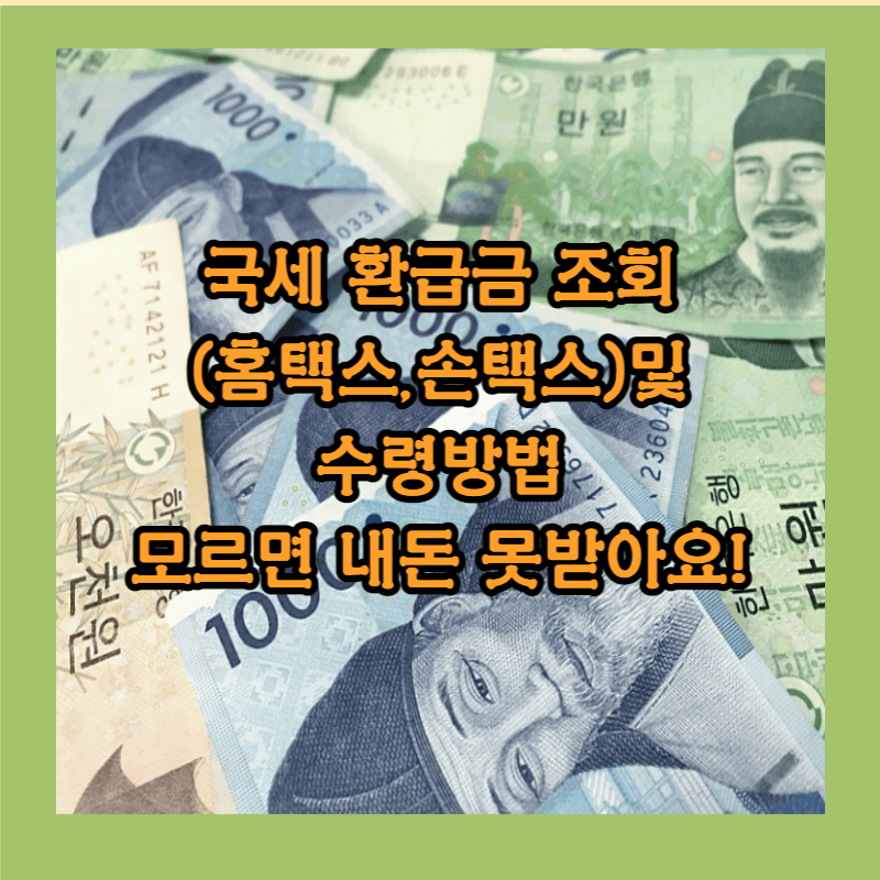 국세 환급금 조회