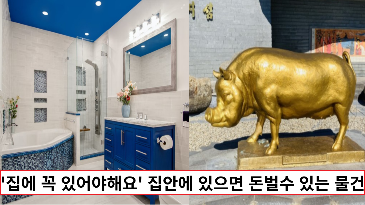  '집에 꼭 있어야해요' 집안에 있으면 돈벌수 있는 물건