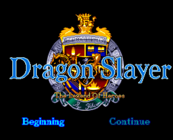  드래곤 슬레이어 영웅전설 - ドラゴンスレイヤー英雄伝説 Dragon Slayer Eiyuu Densetsu (PC 엔진 CD ピーシーエンジンCD PC Engine CD)