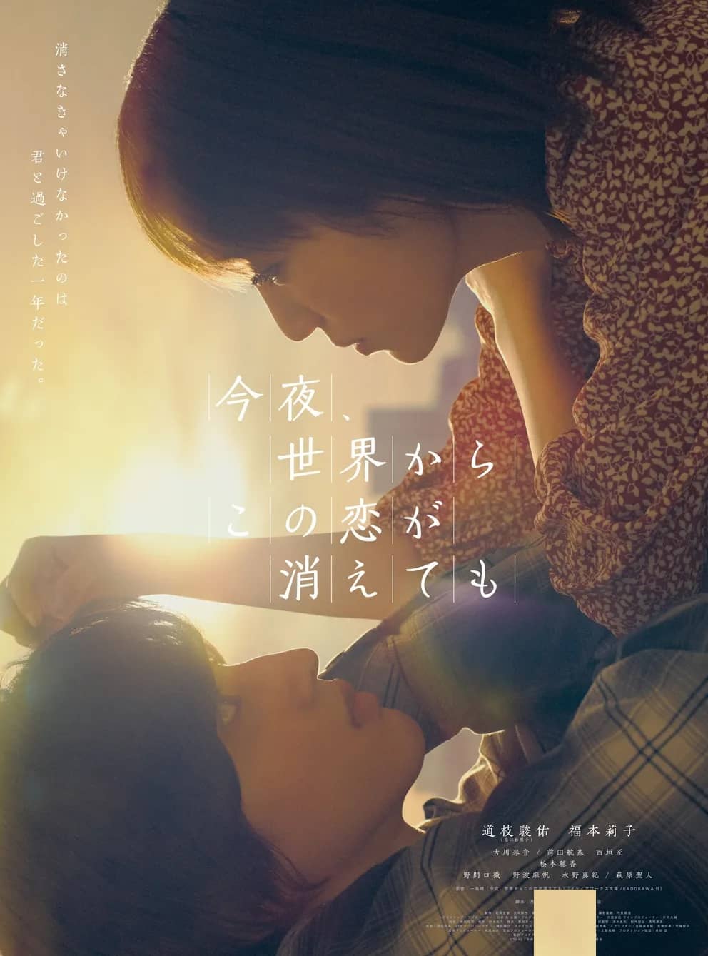 오늘밤 세계에서 이 사랑이 사라진다 해도 정보 줄거리 출연진 원작과 차이점