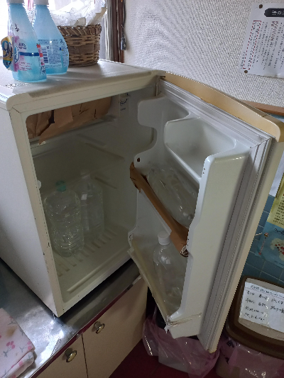 사쿠라야 료칸의 냉장고 내부